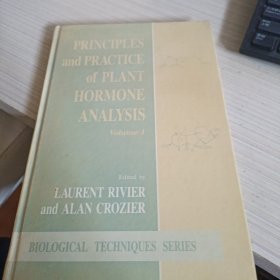 PRINCIPLES AND Practlce of plant HORMONE ANALYSIS