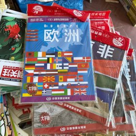 世界热点国家地图--欧洲地图挂图 折叠图（折挂两用  中外文对照 大字易读 865mm*1170mm)