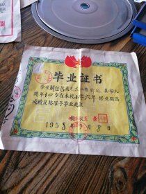 50年代毕业证书