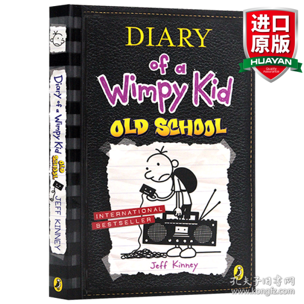 英文原版 Diary of a Wimpy Kid: Old School (Book 10) 小屁孩日记10 英文版 进口英语原版书籍