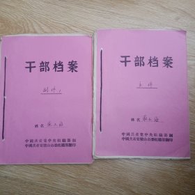 张玉海个人档案两卷