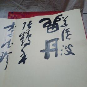 签名留念册（两大册八开  近三十余名书画大家大尺幅签名留念）