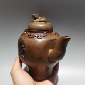 老紫砂茶壶紫砂壶兽尊壶 380cc