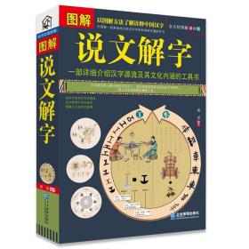 正版图解说文解字古代汉语说文解字注认知语言学象形文字汉语史稿汉字的演变语言与文化中国字中国语言学史分析字形字源的文学著作