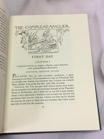 【英文原版】Izaak Walton ：The Compleat Angler 艾萨克·沃尔顿《钓客清话》 Arthur Rackham 拉克姆/赖格姆 插图