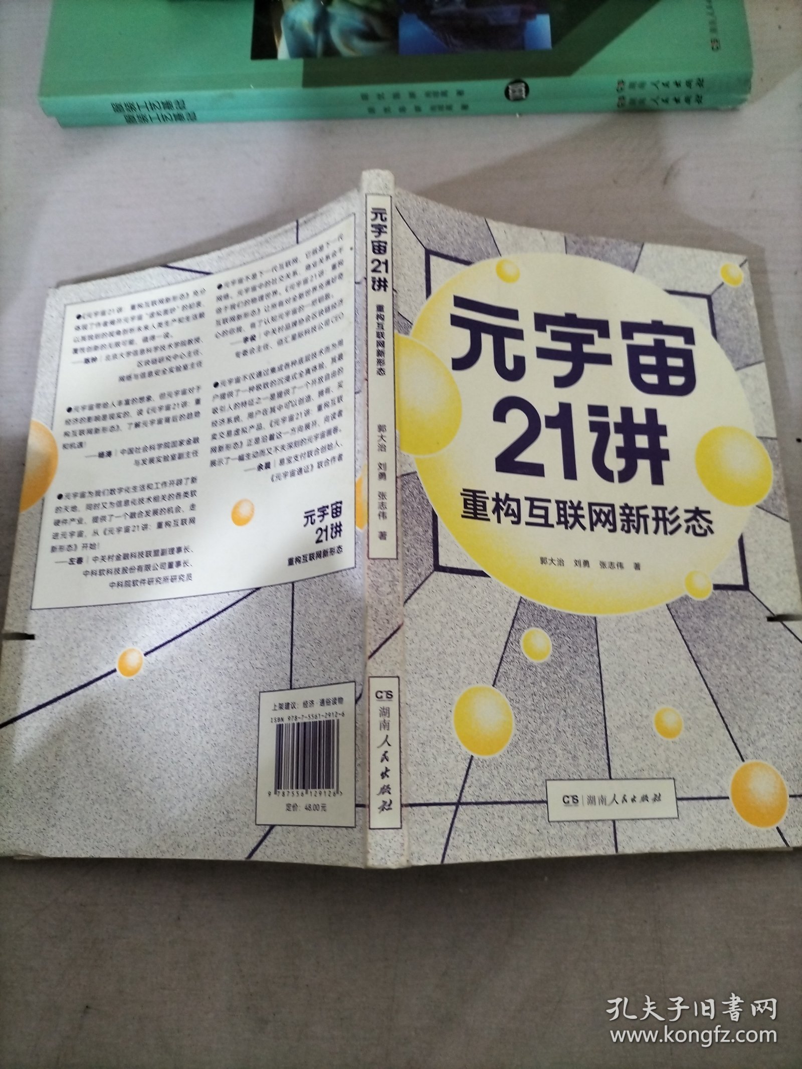 元宇宙21讲：重构互联网新形态（央财博士郭大治、中关村互联网金融研究院院长刘勇、《证券日报》社经济学博士张志伟联袂巨献，把握时代黄金机遇，做第三代互联网的先行者）