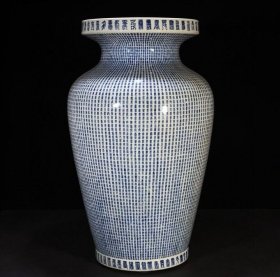 清康熙青花万寿尊76×43厘米21000