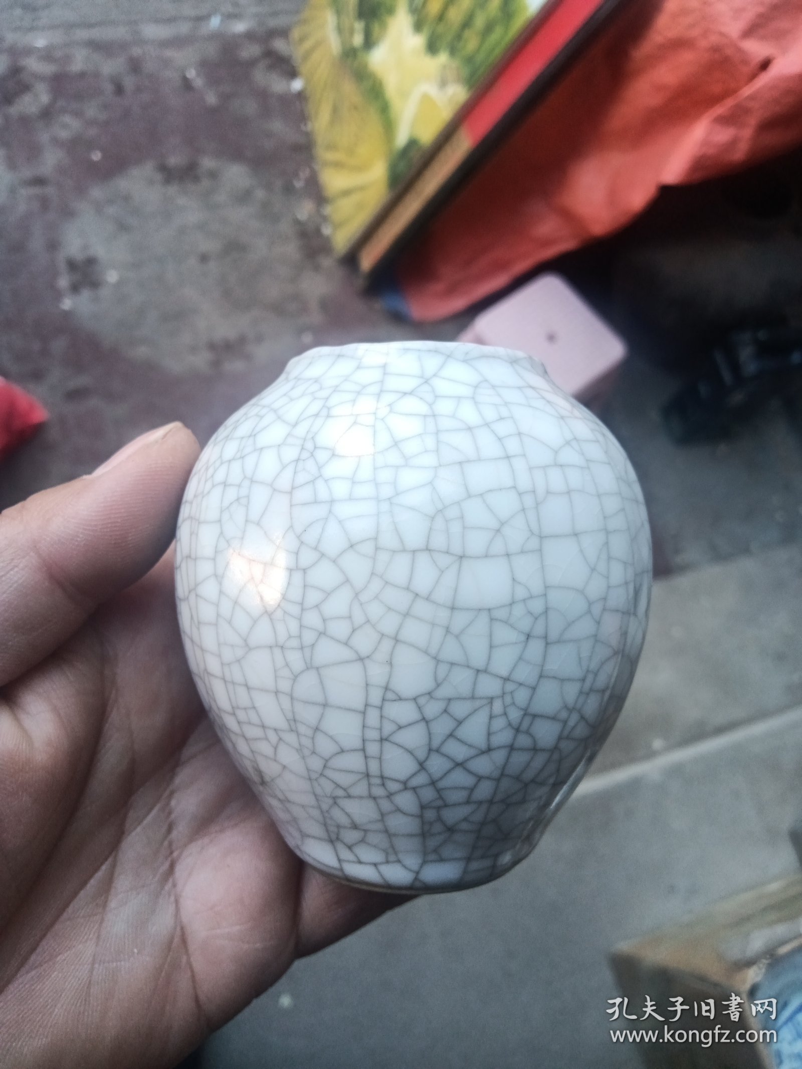 小瓷器。年代未知，保真瓷不包年代。