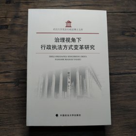 治理视角下行政执法方式变革研究