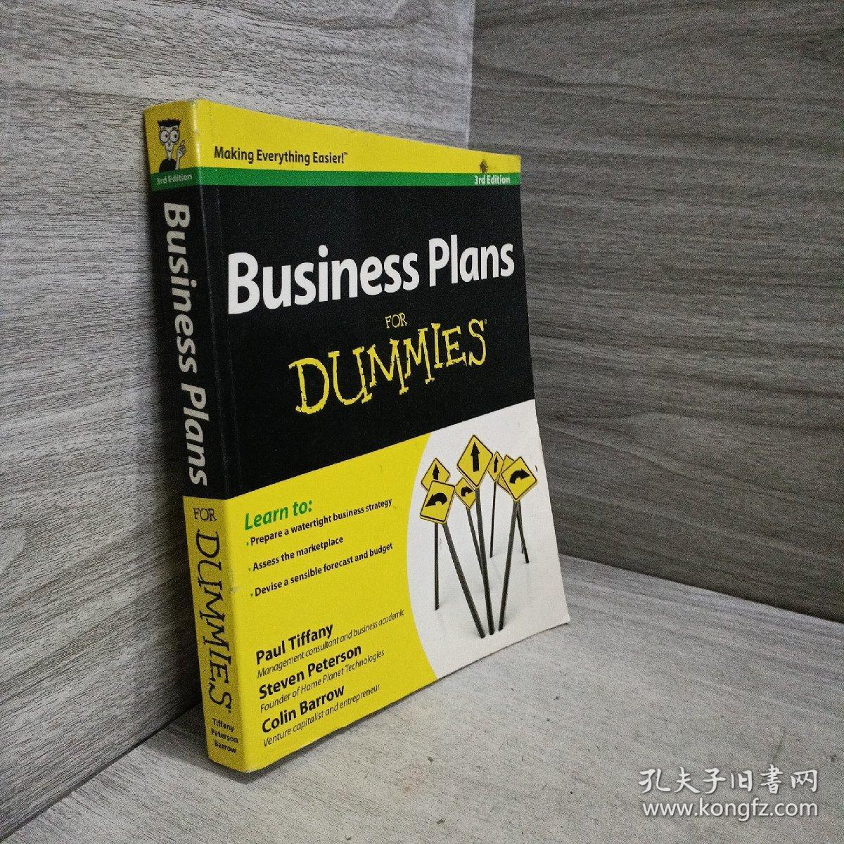 Business Plans For Dummies