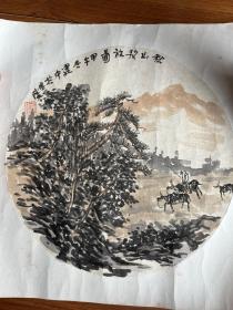 施建中国画小品