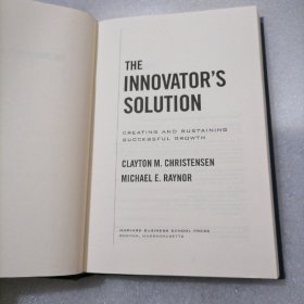 the innovator’s solution