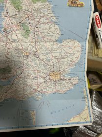 老旧地图 英文版 英国和爱尔兰