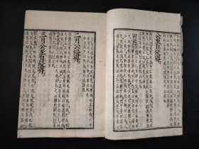 线装古籍《官板春秋大全》春秋胡氏传 第35册 大开本，有朱红校批痕迹，写刻，字体罕见，尺寸27.5*19.5