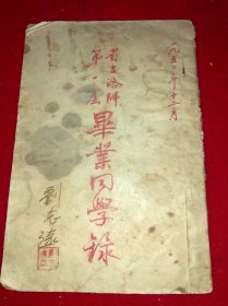 1950年 河南 省立洛师第一届毕业同学录