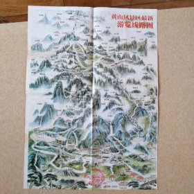 最新黄山导游图（2001年）二开