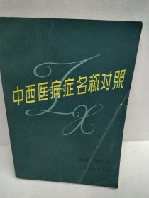 中西医病症名称对照