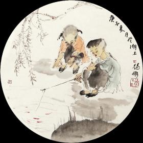 （保真）刘德明，48*48三幅
       男，1966年生于四川德阳，现为中国美术家协会会员，四川美术家协会会员，北京工笔重彩画协会会员。