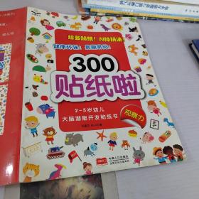 2-5岁幼儿大脑潜能开发贴纸书：300贴纸啦 观察力