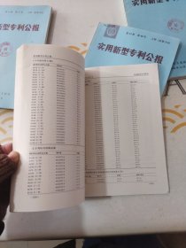 实用新型专利公报 <馆书> 1996年第l2卷<第37号上下册，第40号上下册，第52号上下册> 共计6册合售