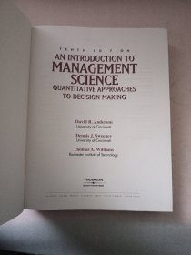 An Introduction to Management Science（详情请阅图）