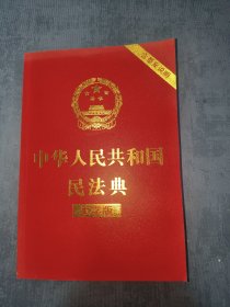 中华人民共和国民法典（大字版32开大字条旨红皮烫金）2020年6月新版