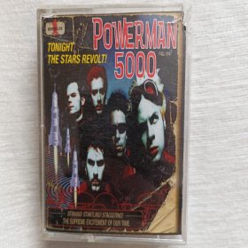 打口磁带 : 工业金属POWERMAN5000 乐队（1999年）《TONIGHT THE STARS REVOLT》。