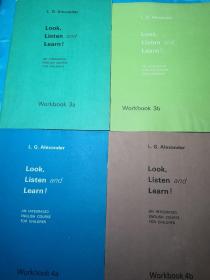 Look,Listen andLearn!AN I  (Workbook 3a、3b、4a、4b)4本合售