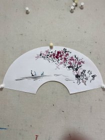 扇面 新文人水墨画 林泉书画作品