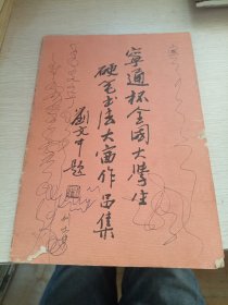 宁通杯全国大学生硬笔书法大赛作品集