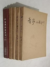 春风小说月刊 1984-1986年 共35期 5本合订本 详见描述