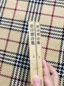 未名湖丛书：新诗潮诗集 上下两册全（主编吕林签赠钤印，再二次签赠）