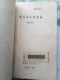 阳光灿烂照西藏