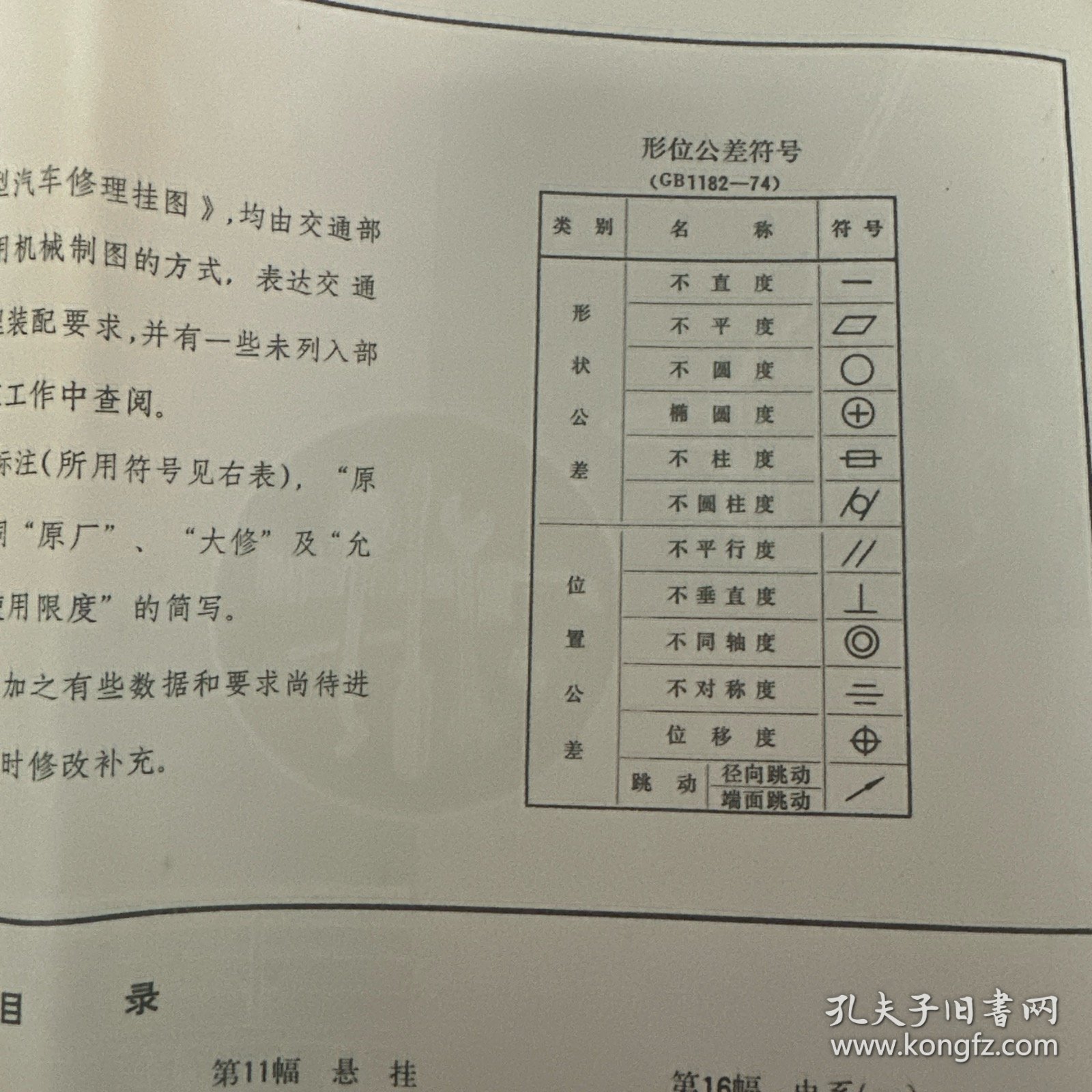 点击查看原图 解放CA10B型汽车修理图册