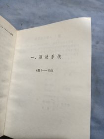 天津医学院人体解剖图一厚本。