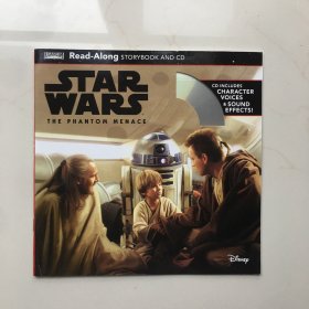 STAR WARS  THE PHANTOM MENACE  STORYBOOK AND CD   星球大战幻影威胁故事书和CD