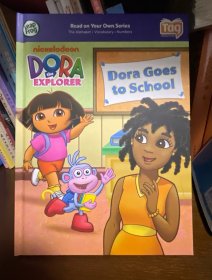 英文原版绘本 精装本 Leapfrog Leapreader 跳蛙点读 Dora goes to school 朵拉去上学