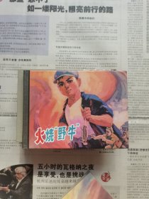 《火烧“野牛”》上海人民美术出版社，50开小精连环画。