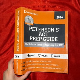 Peterson's ACT Prep Guide：The Ultimate Guide to Mastering the ACT® (2016)  【大16开】