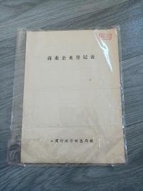 1985年武汉《书法报》商业企业登记表一份，有书法家，法人代表孙方签名，包快递发货。