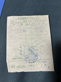 1987年长春市新华书店发票