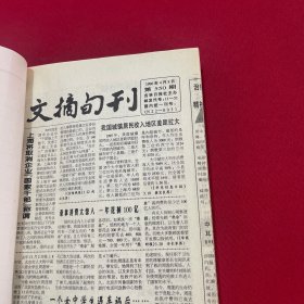 文摘旬刊1996年4-6月合订本