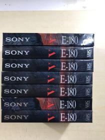 SONY E-180 录像带（7盒·全新未拆封）原盒如图