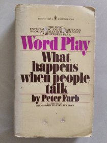 *Word Play :what happens when people talk【语言游戏，彼得·法尔布，英文原版】