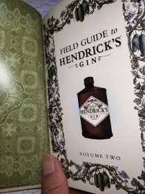FIELD GUIDE TO HENDRICK'S GIN (VOL II),插图精美，全铜版纸