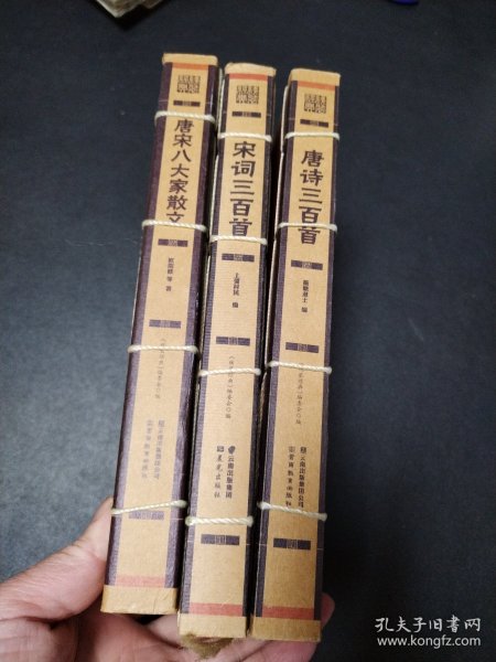唐诗三百首，宋词三百首，唐宋八大家散文（三本合售）