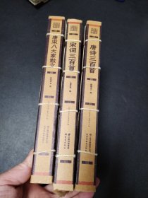 唐诗三百首，宋词三百首，唐宋八大家散文（三本合售）