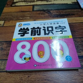 学前识字800个名校小学入学考试准备儿童学前语文教材幼小衔接3-6岁幼儿园大班升学一年级教材