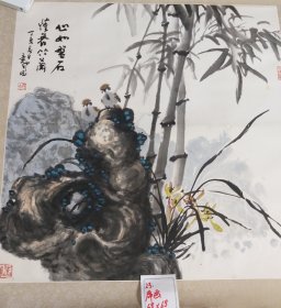 安徽已故著名老画家席金钟作品