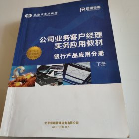 公司业务客户经理实务应用教材 银行产品应用分册 下册